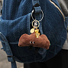4Pcs 2 Styles Zinc Alloy Mini Toilet Pendant Keychain KEYC-PH0002-13-5