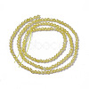 Cubic Zirconia Beads Strands G-F596-48C-3mm-2