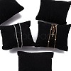 Black Rectangle Velvet Pillow Jewelry Bracelet Watch Display X-BDIS-I001-01-3