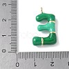 Brass Enamel Pendants KK-E093-03G-E-01-3