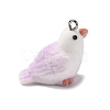 Flocky Resin Pendants RESI-Q011-03C-1