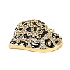 Brass Micro Pave Cubic Zirconia Pendants KK-L229-077A-P-2
