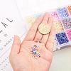 15 Colors Glass Seed Beads SEED-JP0007-02-5