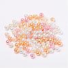 Barely Pink Mix Pearlized Glass Pearl Beads HY-X006-6mm-01-2