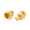 Rack Plating Brass Cord Ends KK-Q772-23G-3