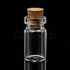 Glass Wishing Bottle Bead Containers X-CON-Q014-2