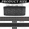 7M Ethnic Style Embroidery Polyester Ribbons OCOR-WH0070-119B-03-2