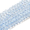 Transparent Baking Paint Glass Beads Strands DGLA-A034-T4mm-D13-1