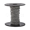 Tarnish Resistant 304 Stainless Steel Rolo Chains CHS-K001-99D-5