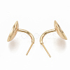 Brass Stud Earring Settings KK-T051-44G-NF-2