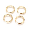 Ion Plating(IP) 304 Stainless Steel Hoop Earrings EJEW-P177-G-08-2