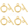 925 Sterling Silver Toggle Clasps STER-BC0004-38G-1