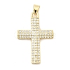 Brass Micro Pave Cubic Zirconia Pendants KK-H529-27G-1