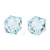 Transparent Acrylic Beads X-TACR-Q259-10mm-V38-1
