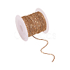 Soldered Brass Coated Iron Curb Chains CH-CJ0001-01A-KCG-5