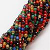 Natural Agate Bead Strands G-G882-4mm-A07-1