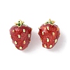 Brass Enamel Pendants X-KK-A252-38G-02-1