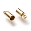 Brass Cord Ends KK-H759-41A-G-2