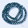 Electroplate Glass Beads Strands EGLA-A044-P2mm-A12-2
