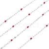 Handmade 304 Stainless Steel Dapped Chains CHS-D026-16B-P-2