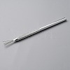 Iron 7-Pin Feather Wire Brush Texture Tool TOOL-WH0134-73S-2