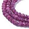 Natural Ruby Beads Strands G-E560-Q07-3