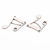 Non-Tarnish 304 Stainless Steel Link Connectors STAS-Q242-046-2