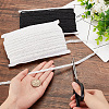 2 Cards 2 Colors Polyester Braided Lace Trim OCOR-PH0002-53-3