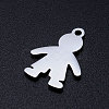 Tarnish Resistant 304 Stainless Steel Pendants STAS-Q201-JN327-1-2