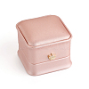 PU Leather Ring Gift Boxes LBOX-L005-A01-2