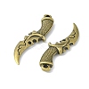 Tibetan Style Alloy Pendants TIBEP-A16825-AB-NR-2