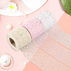 3 Rolls 3 Colors Polyester Organza Ribbons for Sewing Decoration OCOR-CY0002-23-7