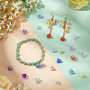10Colors Two Tone Acrylic Bead Caps MACR-PH0001-71-5