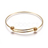 304 Stainless Steel Bangles BJEW-F357-01G-1