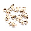 Brass Lobster Claw Clasps KK-904-C-01-NF-1