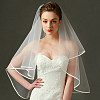 Polyester & Cotton Fabic Band FIND-WH0036-01-6