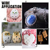 Brass Tin Wire Guardian and Protectors KK-GA0001-05P-6