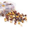 340Pcs 4 Sizes Natural Mookaite Beads G-LS0001-34-2