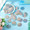 150Pcs PVC Paillette/Sequin Links PVC-TA0001-07A-6
