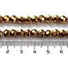 Electroplate Glass Bead Strands EGLA-R042-6mm-03-3