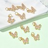 SHEGRACE Brass Pave Clear Cubic Zirconia Pendants XGRQ3Q824-628G-C-4
