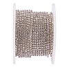 Brass Rhinestone Strass Chains CHC-T001-SS6-01S-2