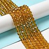 Transparent Glass Beads EGLA-A035-T8mm-D04-2