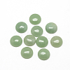 Natural Green Aventurine Cabochons G-R416-14mm-43-1