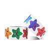 Plastic Laser Star Reward Sticker Rolls PW-WG60442-01-2