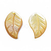 Natural Yellow Shell Pendants SSHEL-S258-100B-2