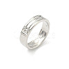 Alloy Wide Finger Rings RJEW-H230-11E-P-1