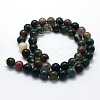 Natural Indian Agate Beads Strands G-I199-05-8mm-2