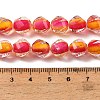 Two Tone Resin Beads Strands GLAA-T035-02C-4