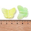UV Plating Rainbow Iridescent Acrylic Beads OACR-F009-03-3